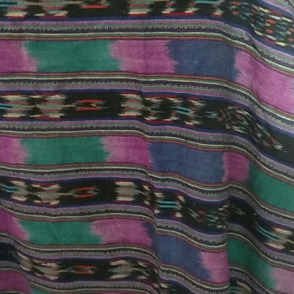 Honduran boho ikat wrap skirt